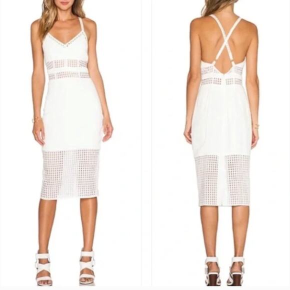 NBD Shut It Down Midi Dress Size Small - Picture 2 of 11